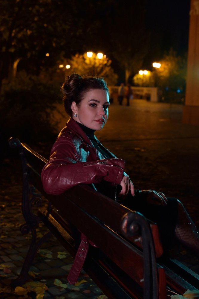 В вечернем парке