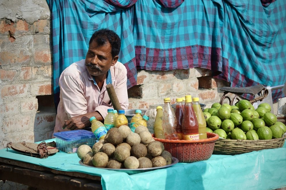 Fruit vender in West Bengal