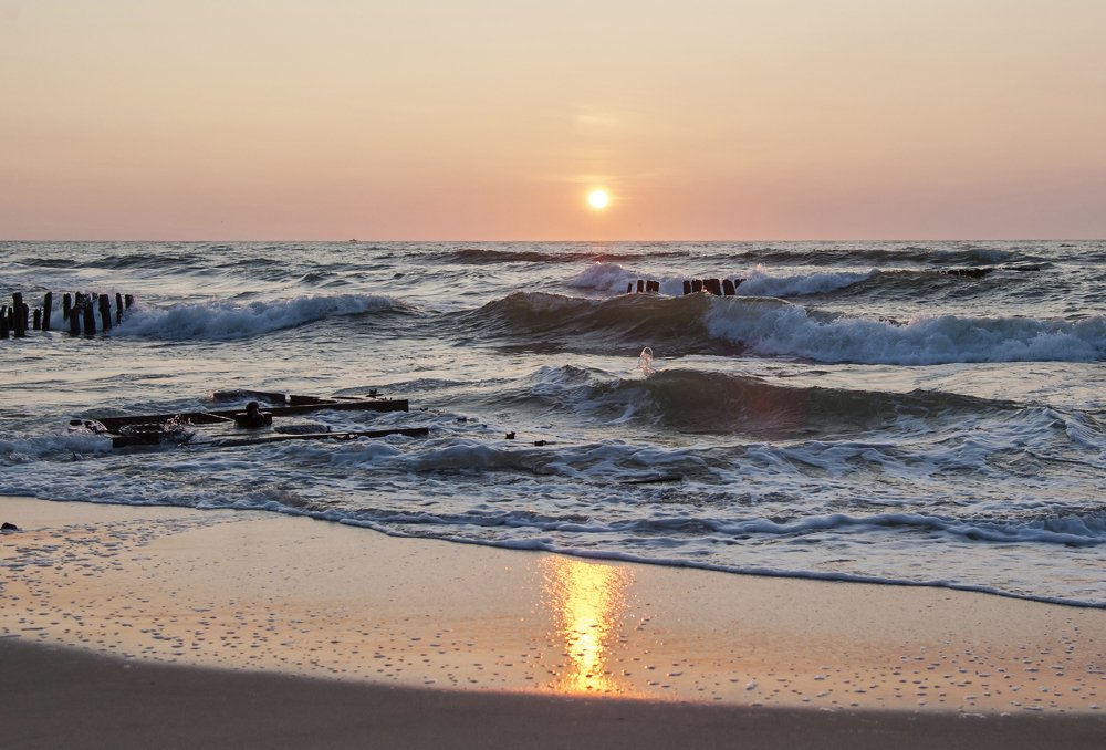 Балтика. Закат.