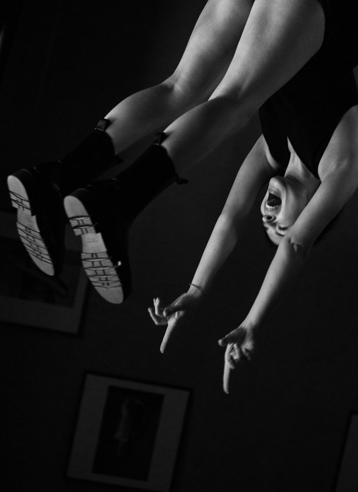 Beautiful and crazy cheerful