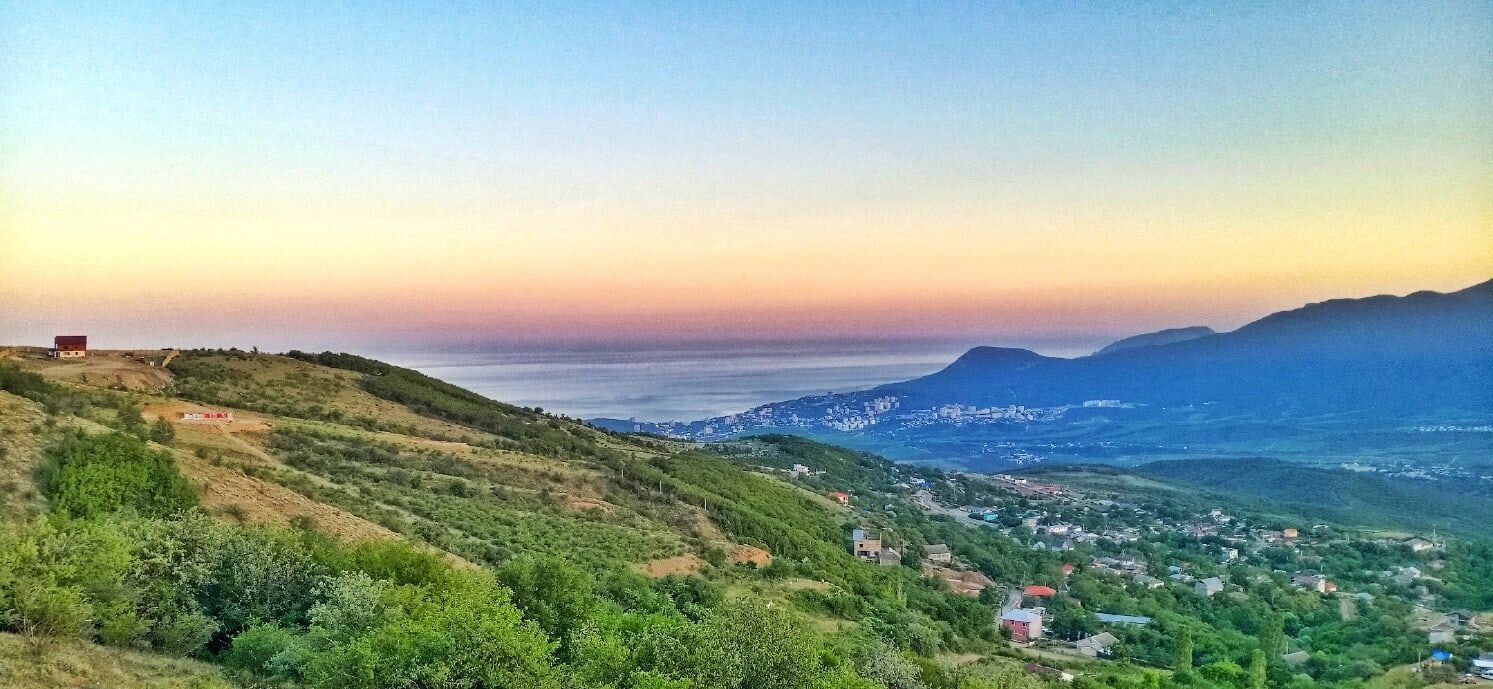 Закат в Крымских горах