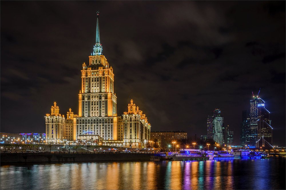 Небоскребы Москвы.