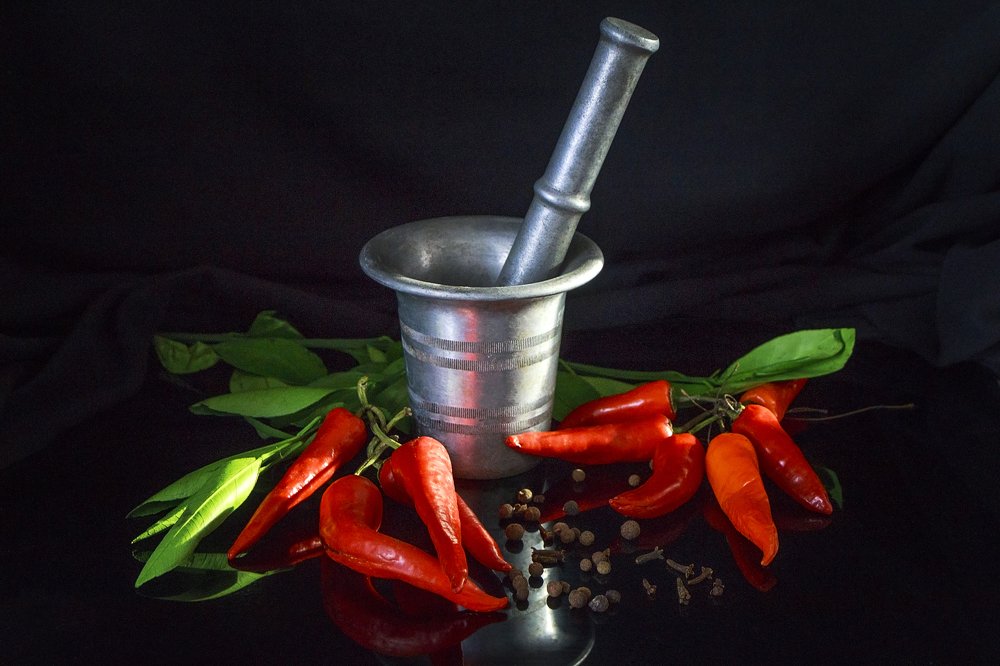 Красный перец.