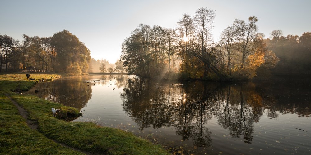 Кузьминки утром октября / Kuzminki in the morning of October