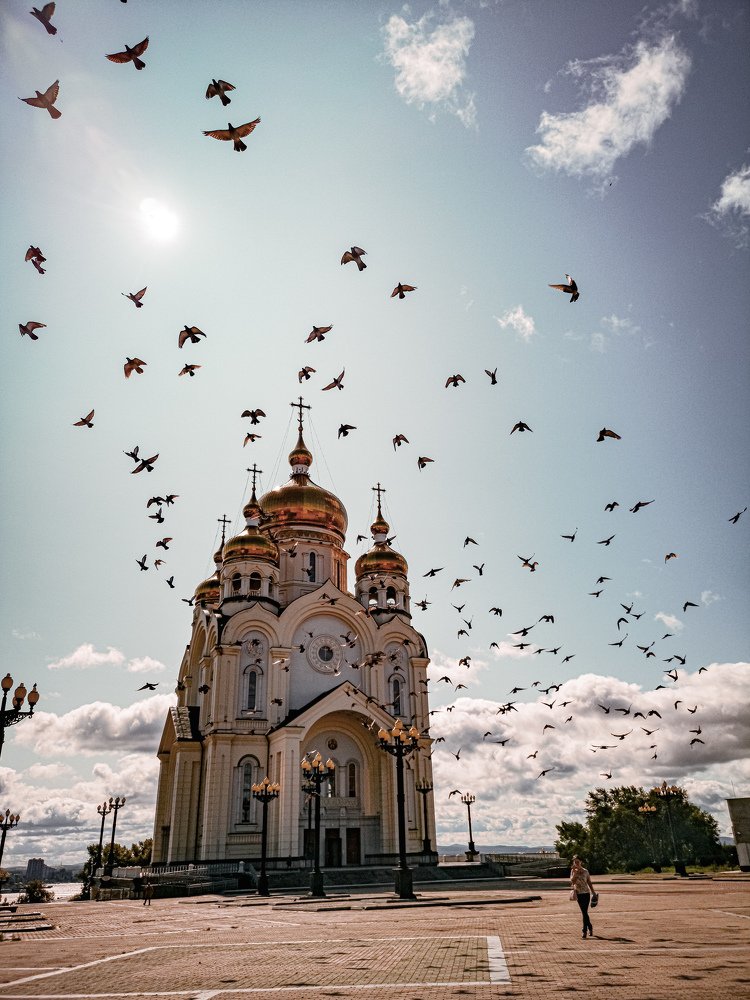 Спасо-Преображенский кафедральный собор в Хабаровске.
