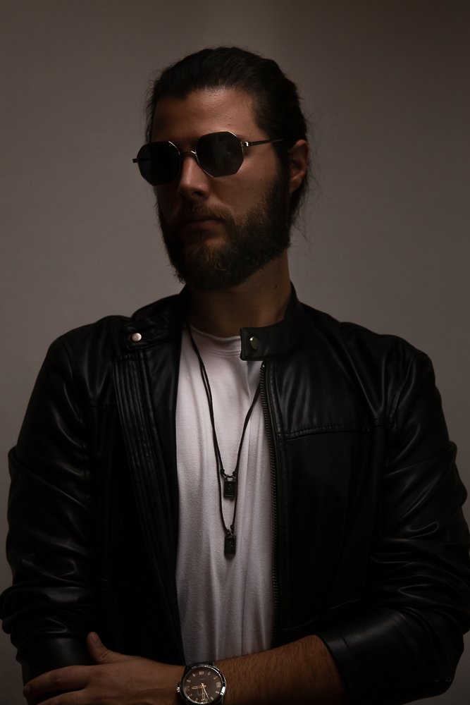 Male portrait of DJ Cris Hoefling