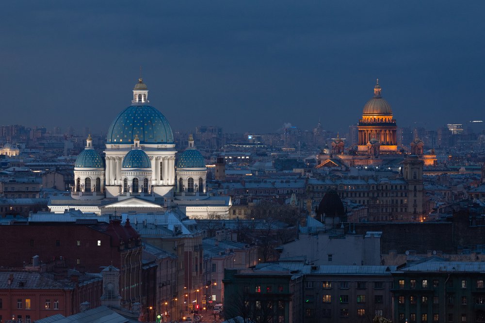 Trinity Cathedral and Saint Isaac's Cathedral