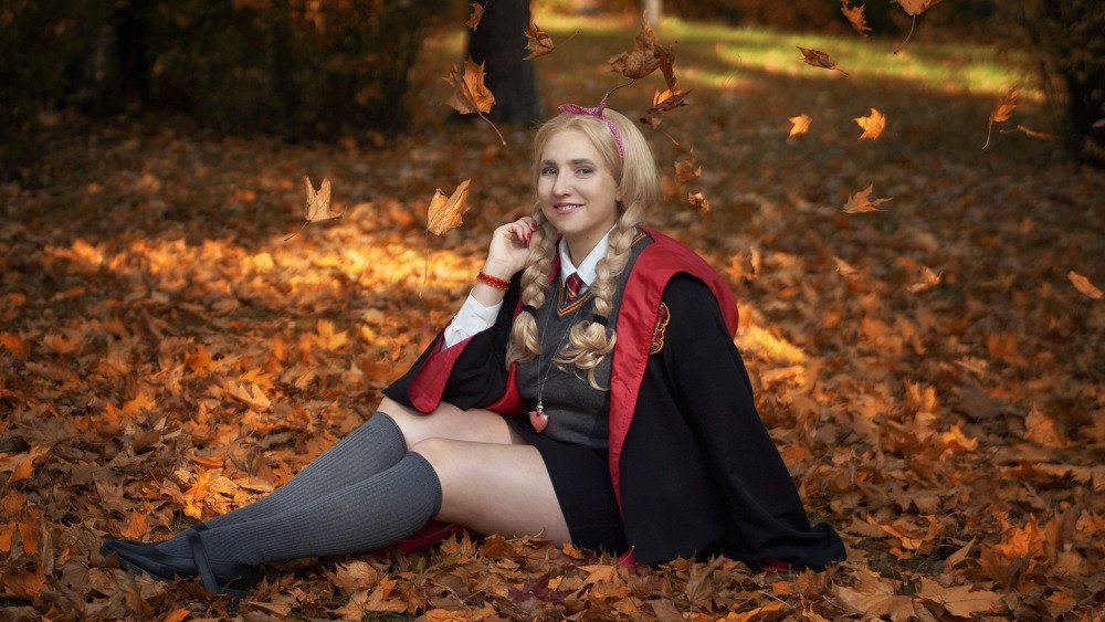 Учащаяся Хогвардса