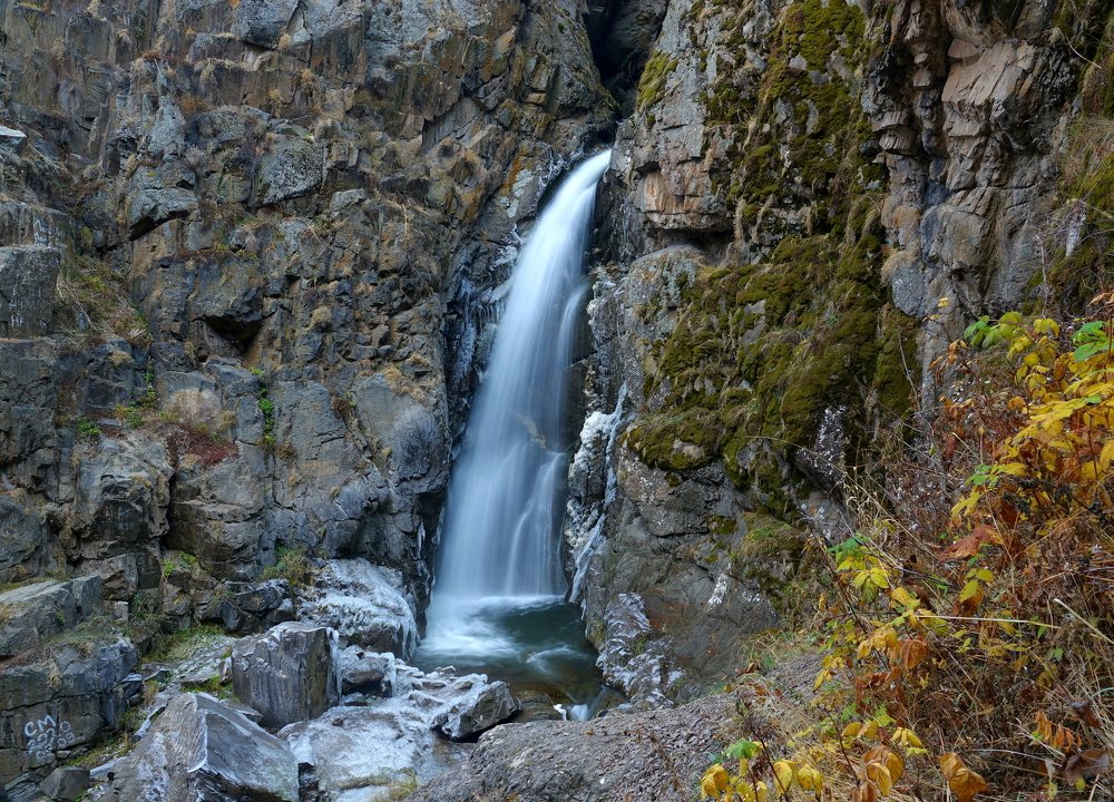 Autumn 2020. Waterfall -