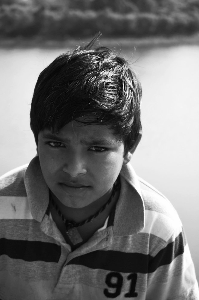 Intense Eyes-Child Portrait