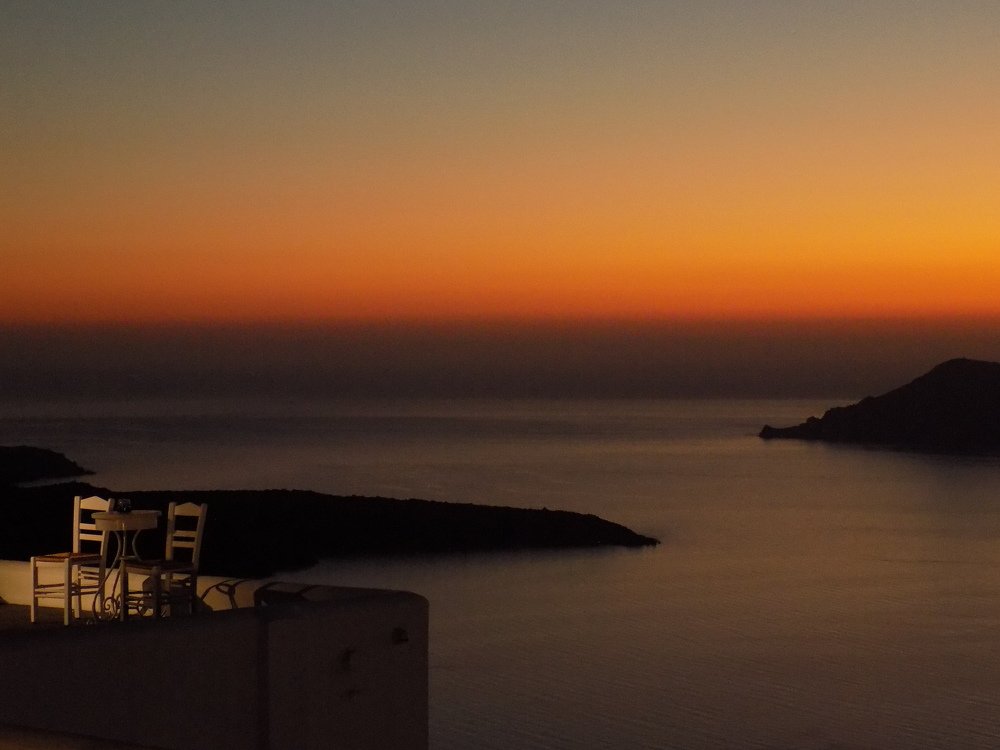 Santorini Sunset chairs
