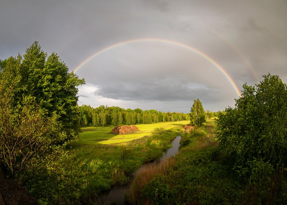 Среди полей