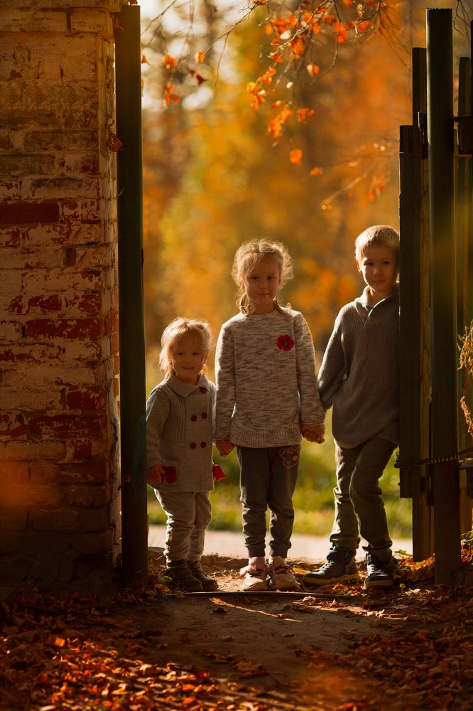 Magical autumn together