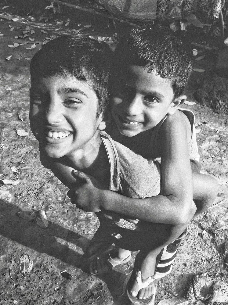 The innocence of happiness.