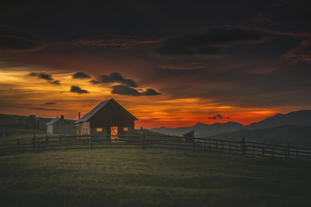 Rural sunrise