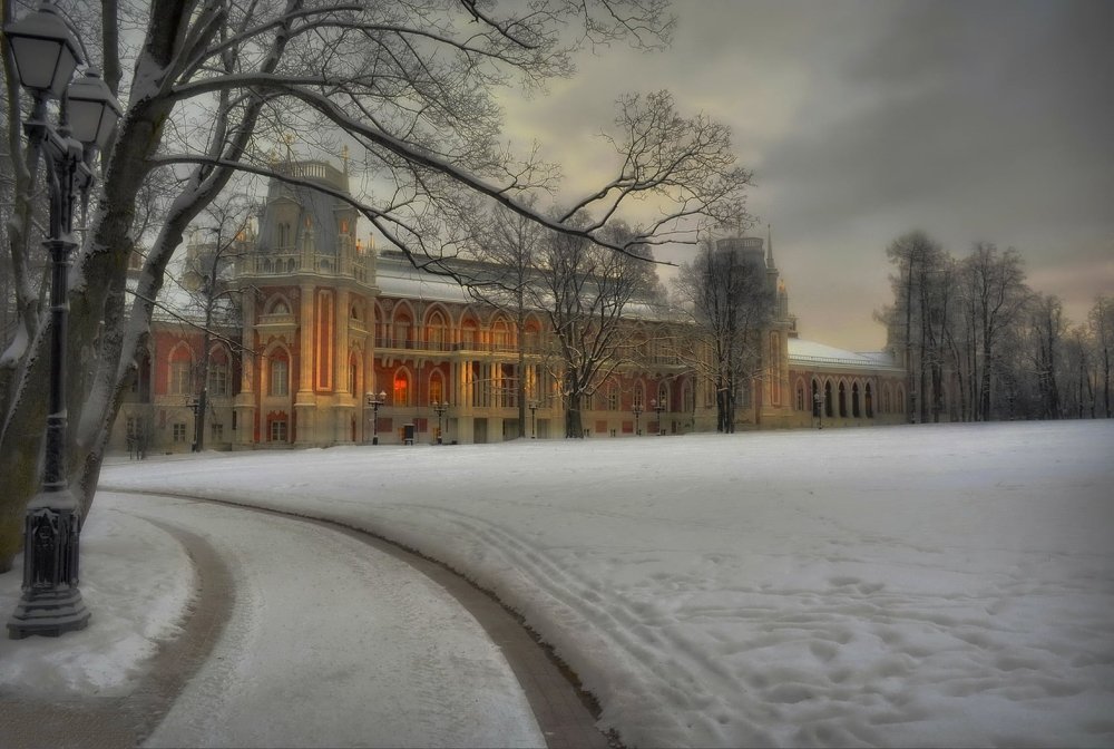 Зимнее утро в парке