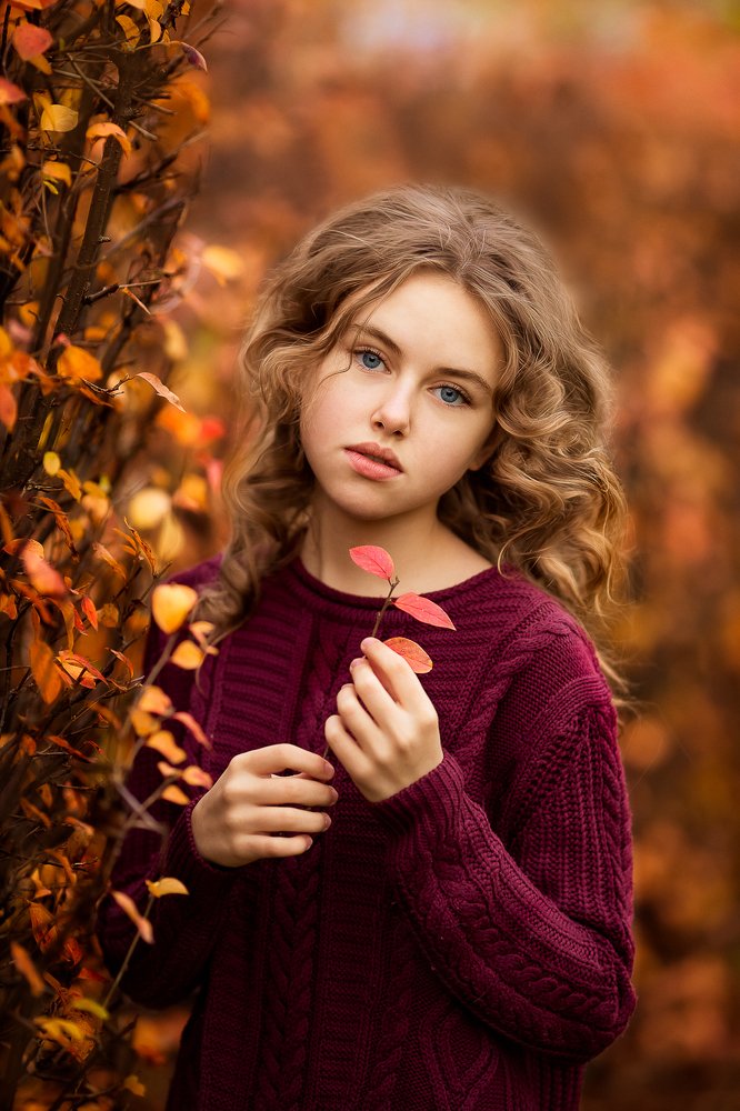Девочка и осень