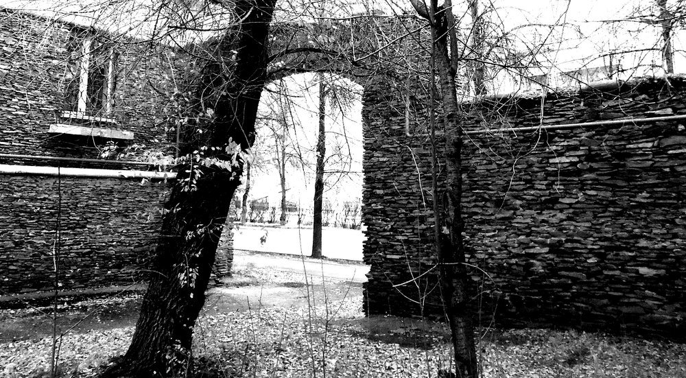 Немецкий дом с аркой