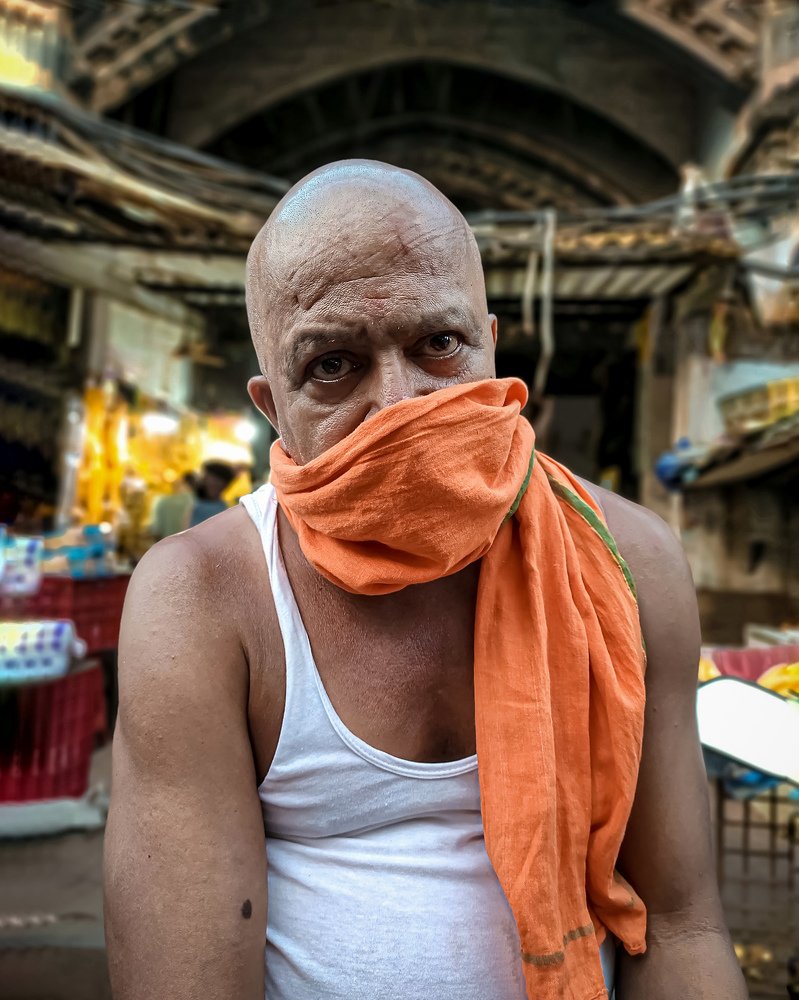 Man with expressive eyes