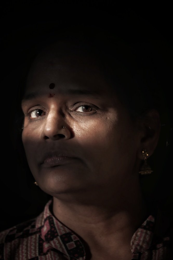 My mother's gaze.