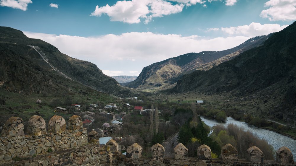 вид из крепости Хертвиси