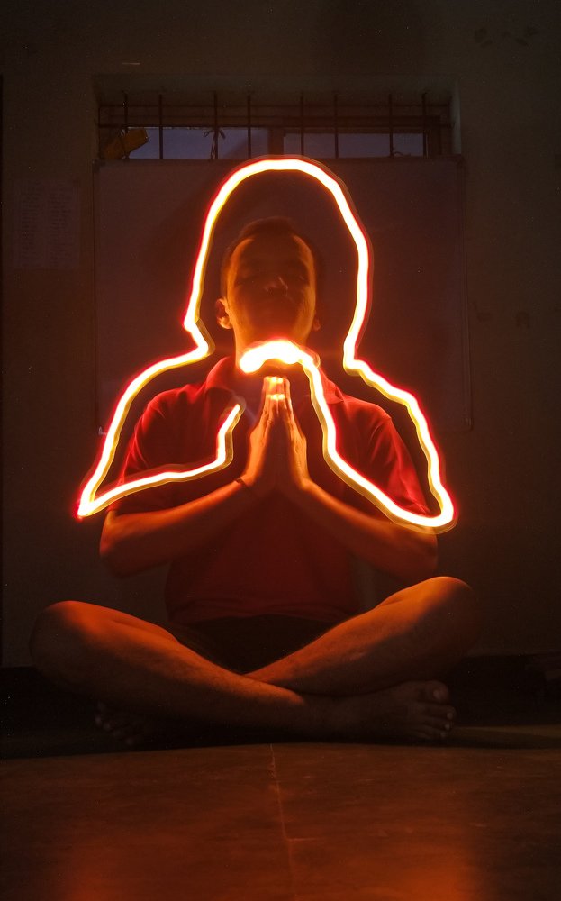 Under spiritual practice