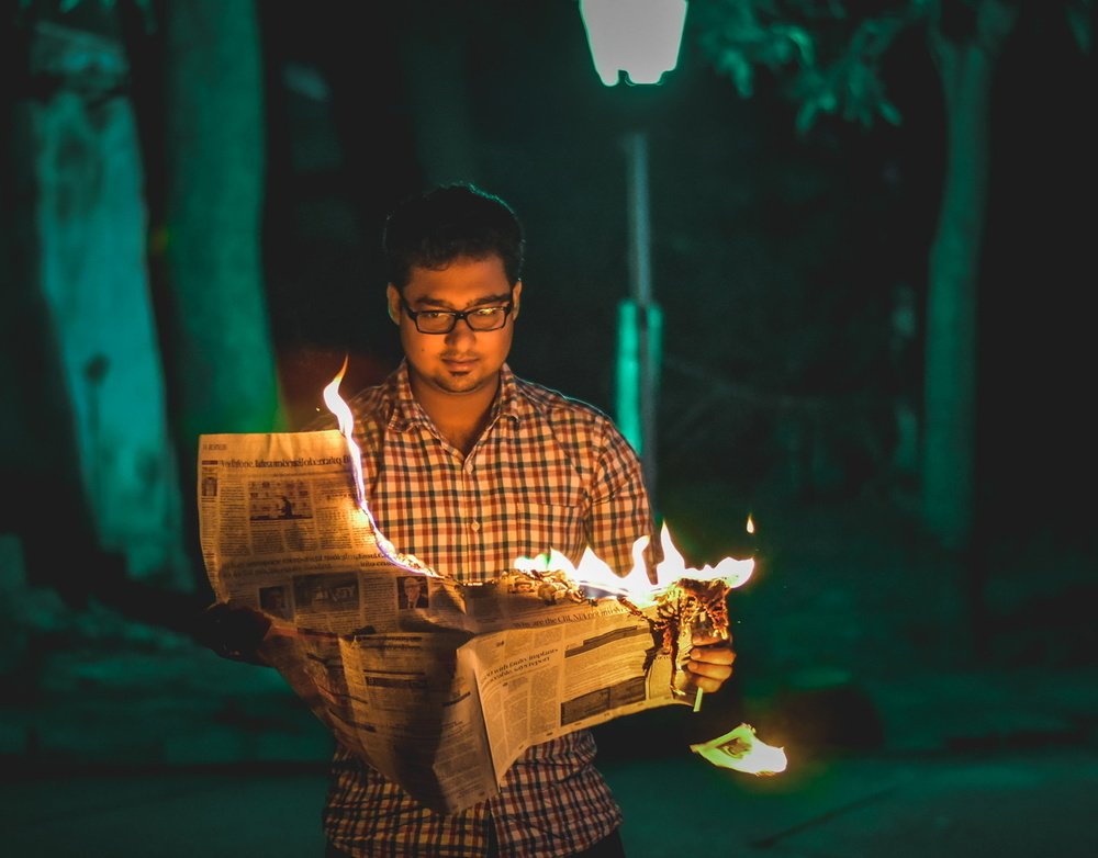 The burning society