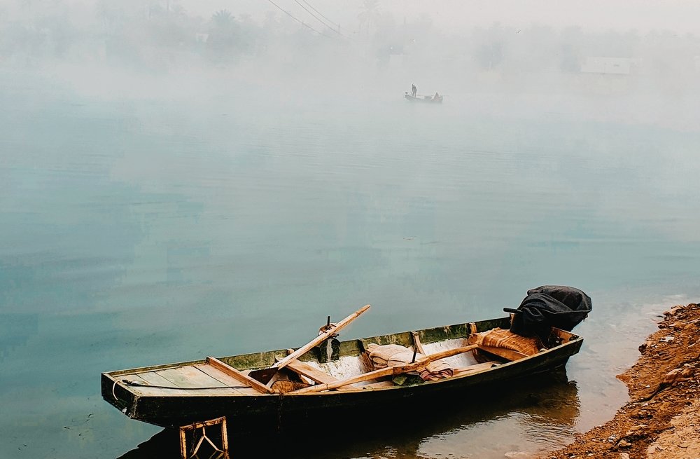 An old fishing boat
