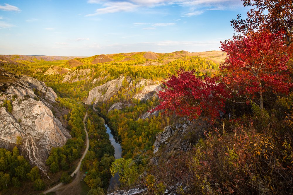 Осень в Мурадымовском ущелье.