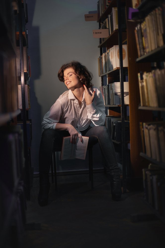 Женщина как открытая книга.