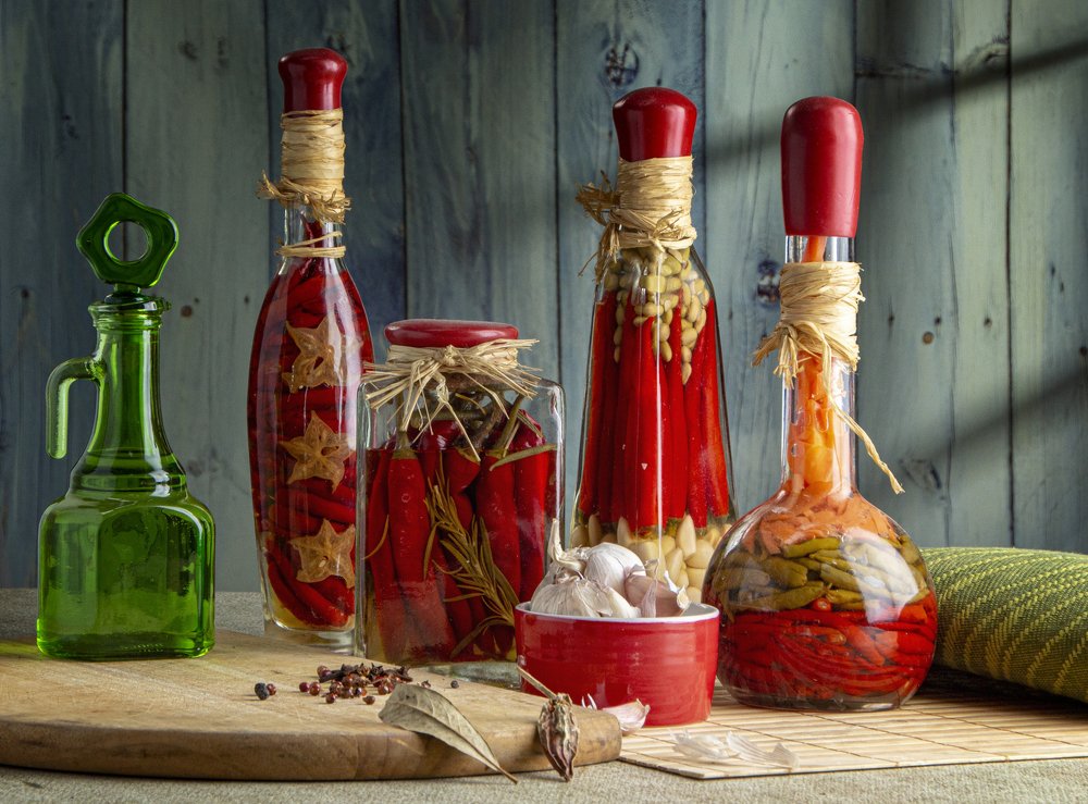 Ajis rojos en conserva