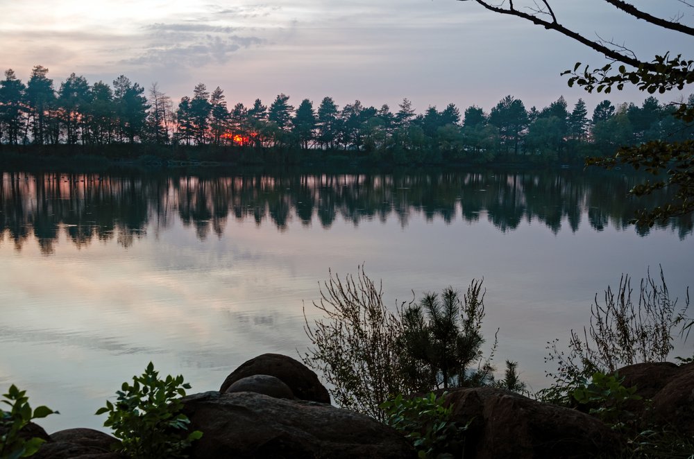Озеро в Саду Камней