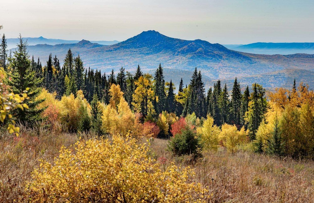 Autumn in Ural mountains