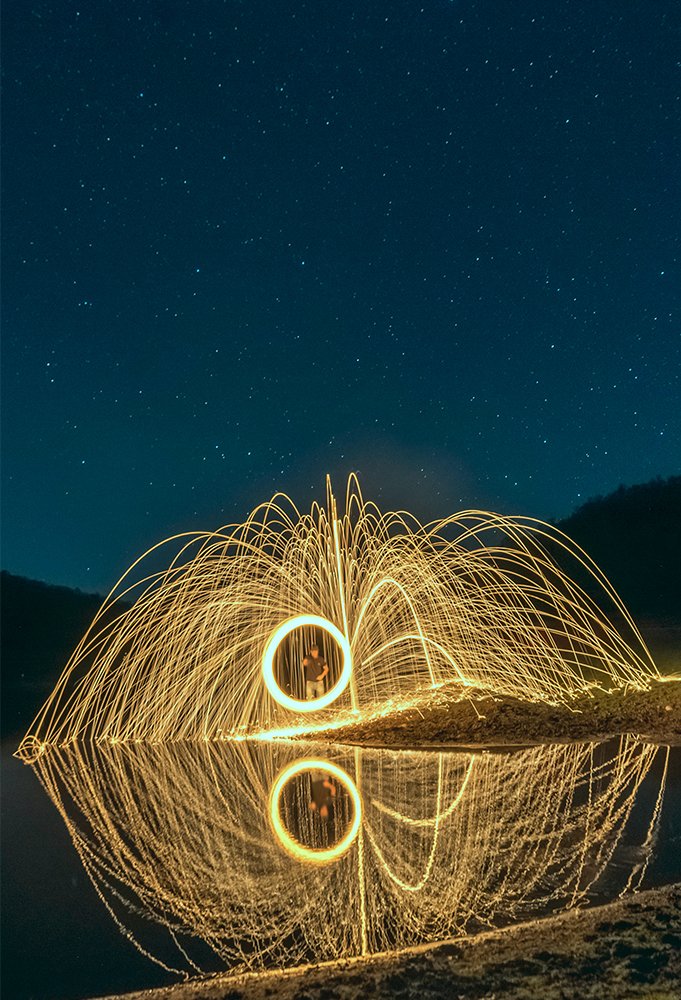 steelwool under stars