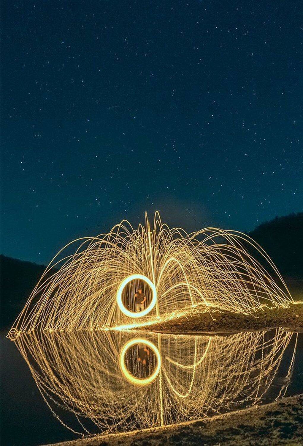 steelwool under stars