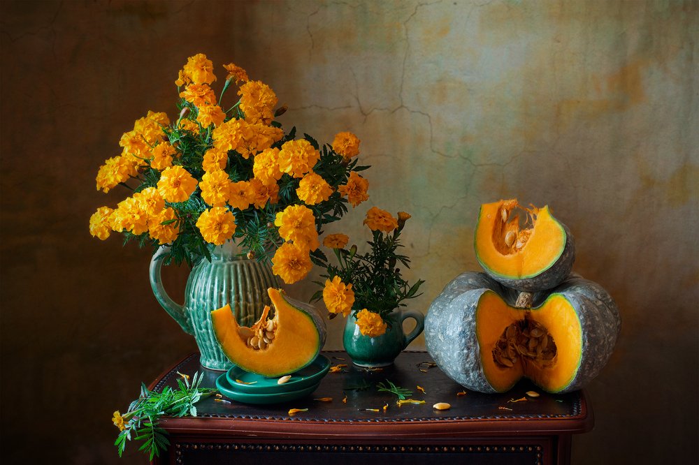 Мраморная тыква...