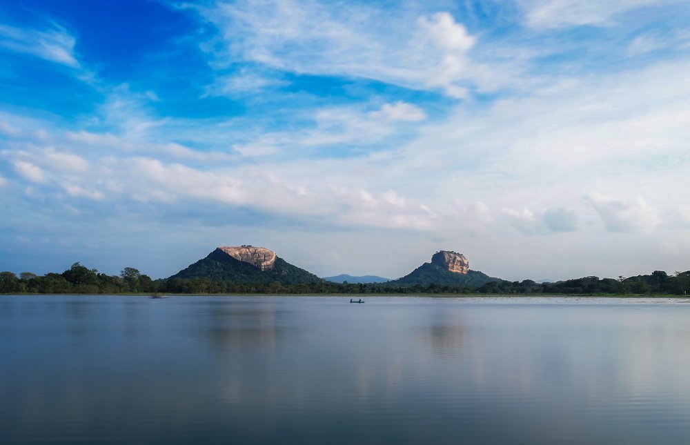 Sigiriya ancient rock.