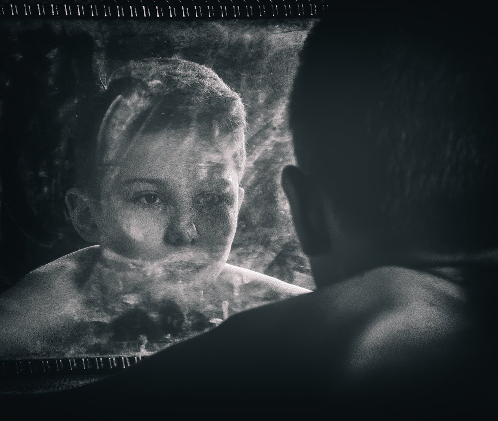 Looking at each other