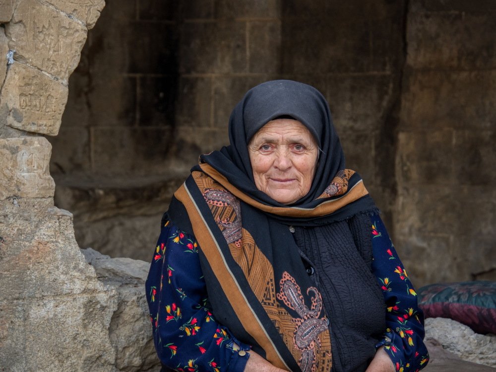 Пожилая дагестанка