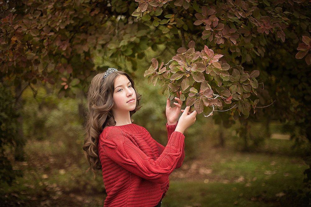 Осенняя девочка.