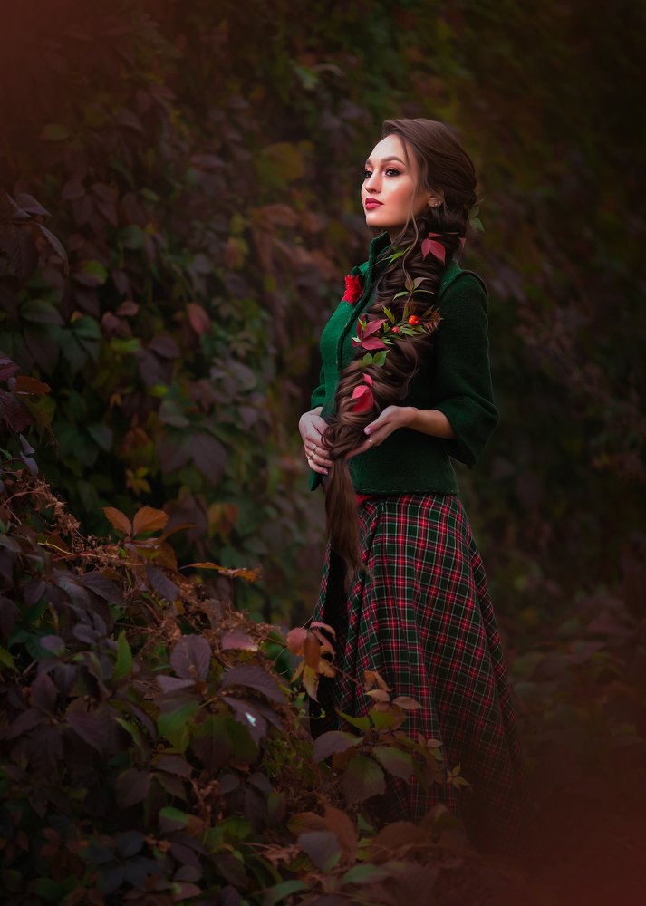 Девушка осень