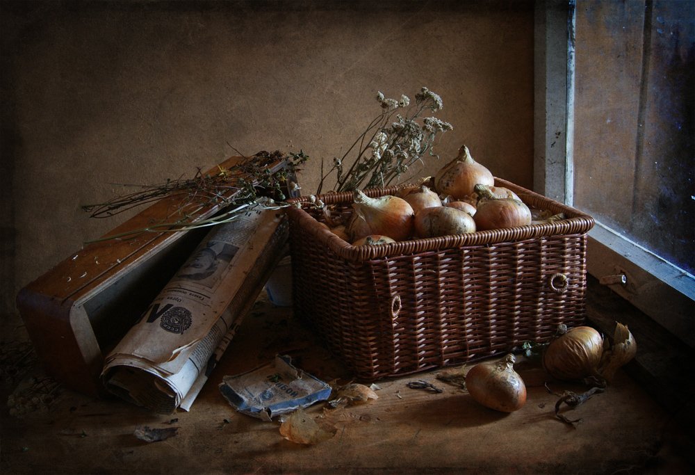 Натюрморт с луком