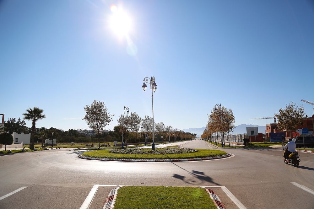 Through Colorful & Cloudy Streets