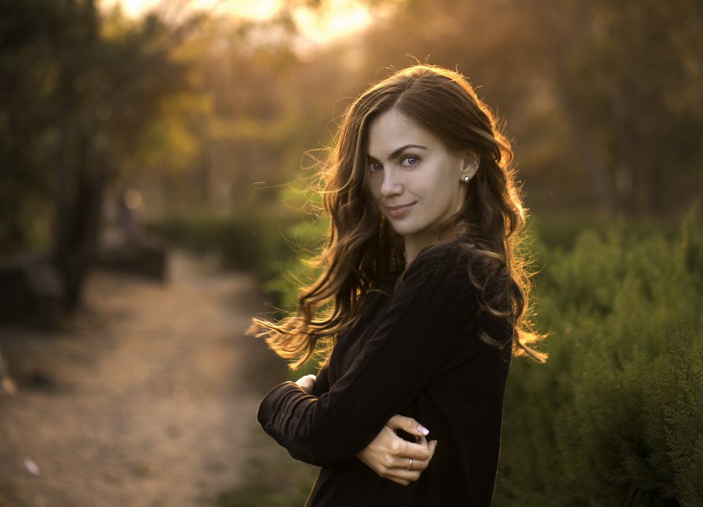 Теплое солнце  волос