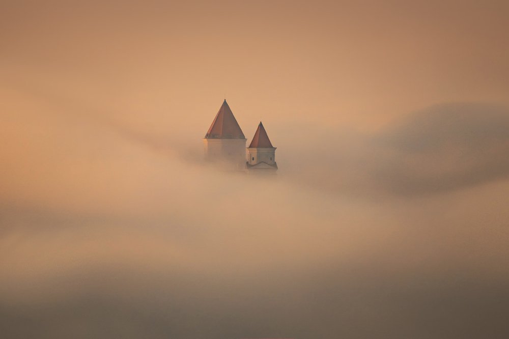 2 turrets from a drowned castle