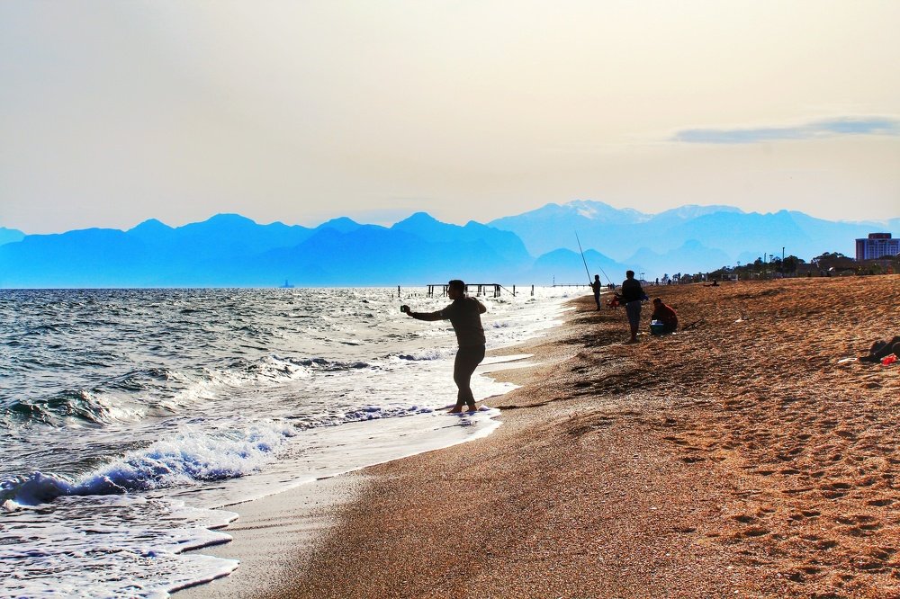 Hope of fish in the water