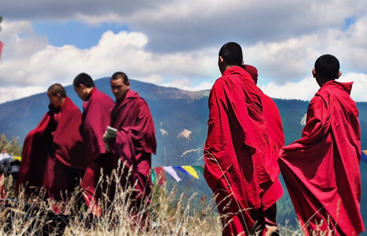 Monk on high himilyan mountains!