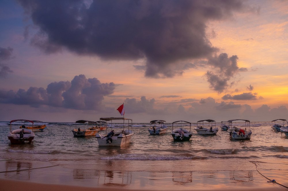 Закат на Индийском океане