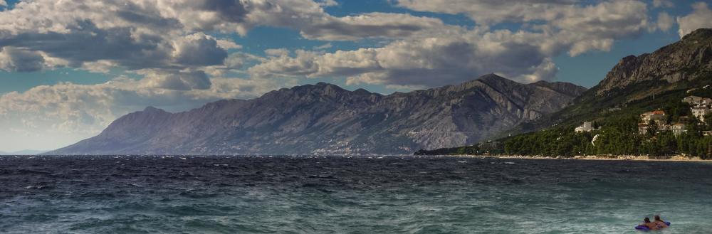 Adriatic Sea and Biokovo Mountain