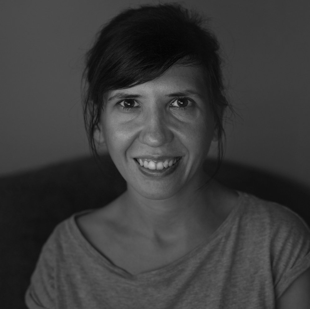 portrait in black and white